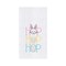 "Hop Hop Hop" Easter Bunnies Flour Sack Embroidered Kitchen Dishtowel